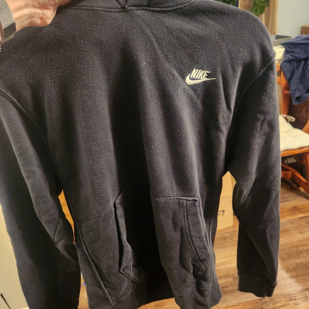 Bundle: black Nike hoodie, Adidas army grn hoodie,  Carolina zip hoodie lgt blue